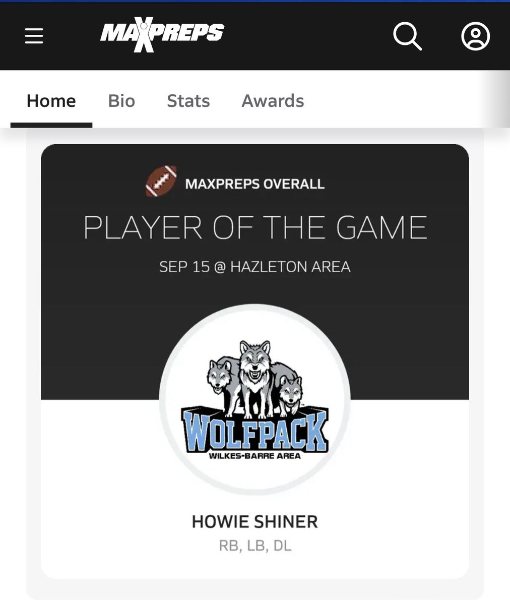 Thanks for the award <a href="/MaxPreps/">MaxPreps</a>