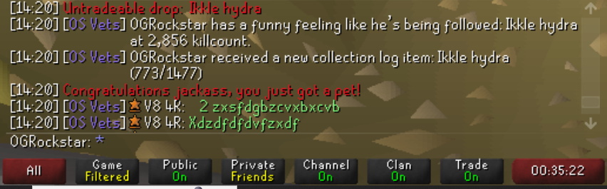 OgRockstar's tweet photo. Pet #21! can finally not do Konar again.  #Maxed #OSVets https://t.co/BJRrvycFTr