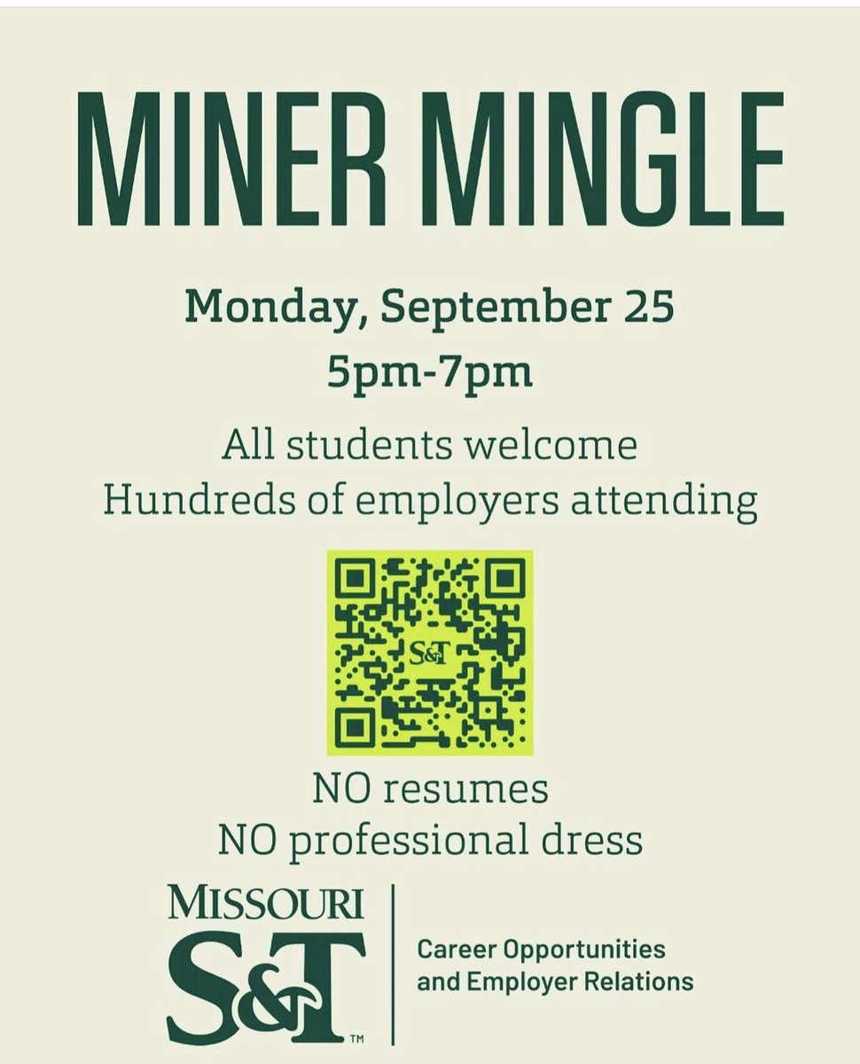 Hoping you stop by our table at Miner Mingle tomorrow! Can’t wait to see you there!