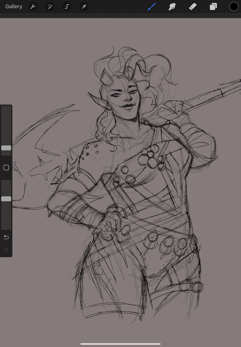 _meequ's tweet photo. I’m in love with karlach from balders gate 3 😭😭 #wip https://t.co/VixR0bpBFp