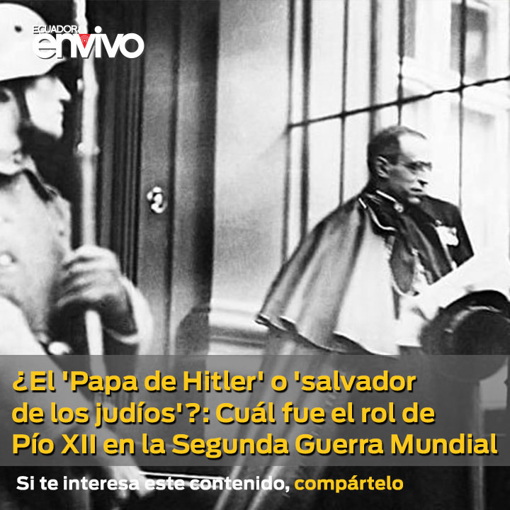 ecuadorenvivo's tweet image. Lo más atroz de las cosas que hace la gente mala es el silencio de la gente buena”. Esta frase atribuida a #MahatmaGadhi ilustra a la perfección la controversia que desde hace décadas rodea a la figura de #PíoXII mtr.cool/jycwcbesbe

#SegundaGuerreMundial #Judíos #Hitler