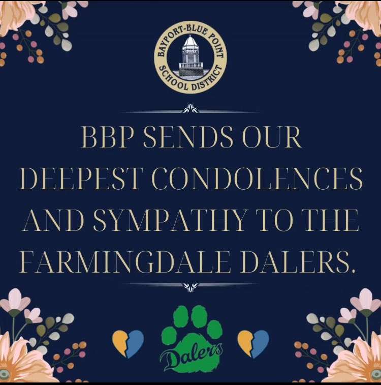 Bayport-Blue Point (@bbpschools) on Twitter photo Please join us in showing our #BBP love & support to <a href="/FHSDalers/">FHS Dalers</a> by wearing green, their school color, on Tuesday. 💚 <a href="/BBPSupt/">Dr. Hearney</a> Please join us in showing our #BBP love & support to <a href="/FHSDalers/">FHS Dalers</a> by wearing green, their school color, on Tuesday. 💚 <a href="/BBPSupt/">Dr. Hearney</a>