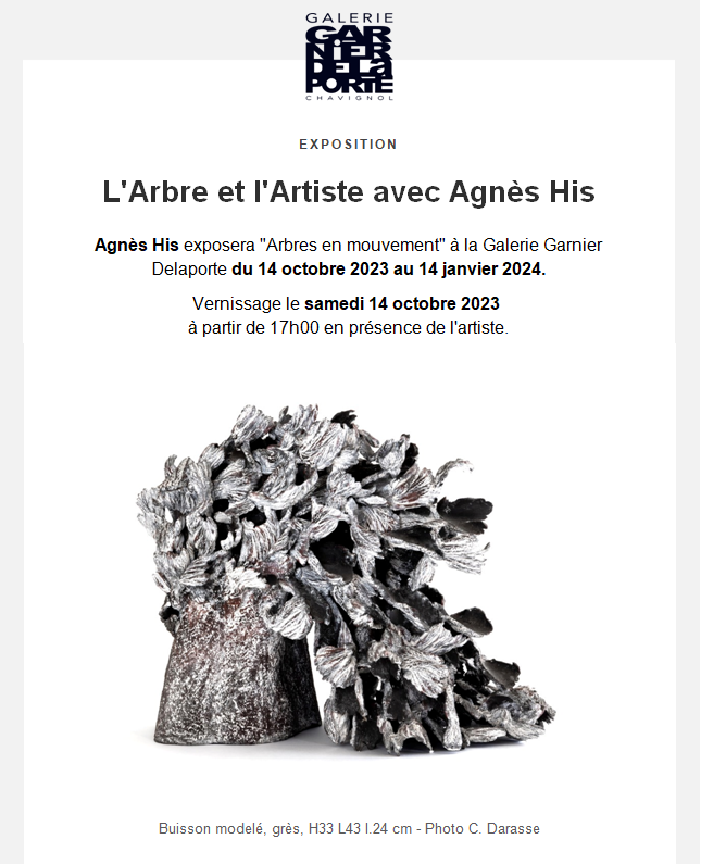 associationCAB's tweet photo. Cercle Amical du Berry: Galerie Garnier Delaporte : Exposition Agnès His, ... https://t.co/I6IzpZsxri https://t.co/ZGdEsYitBx