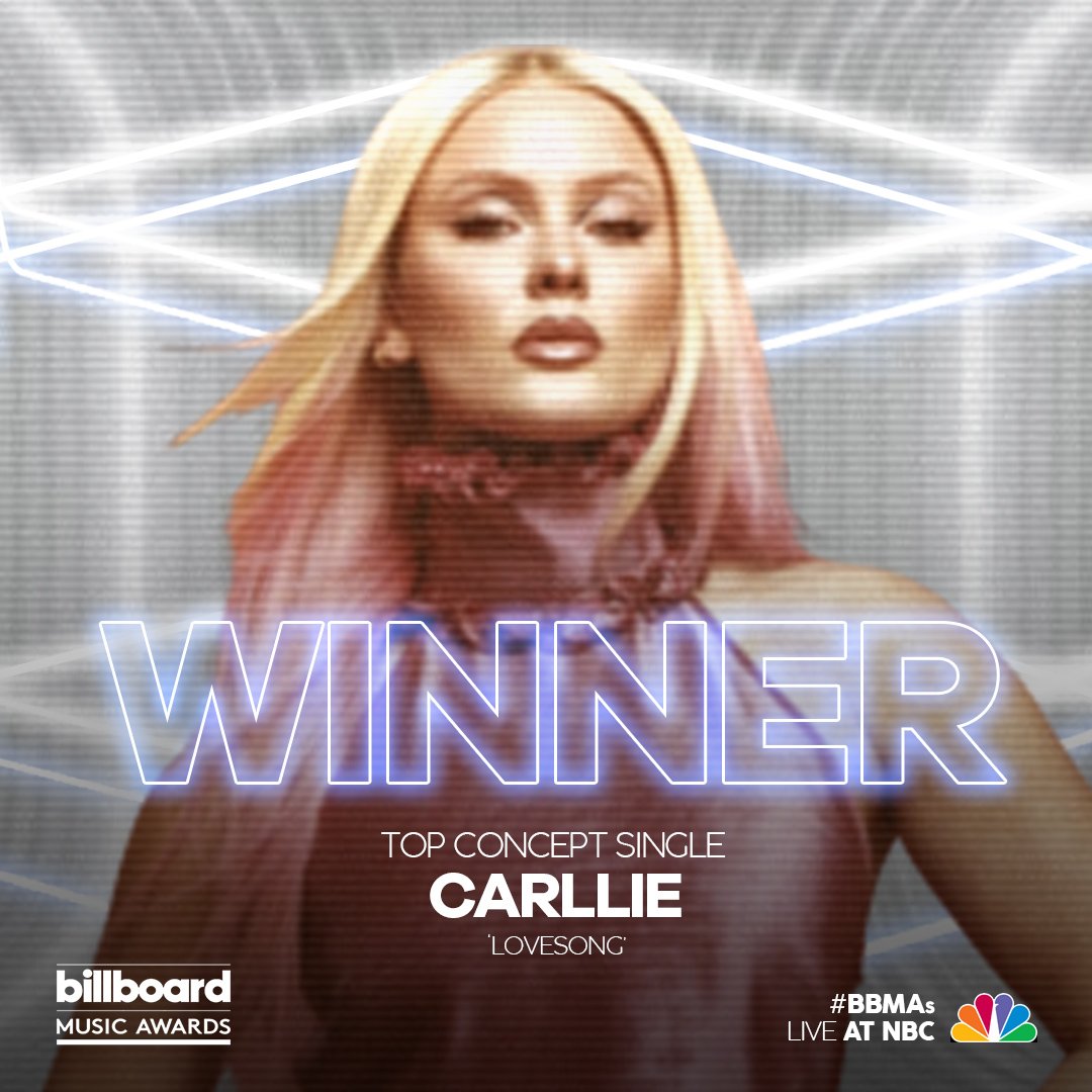 Big congratulations to our Top Concept Single... LoveSong! (<a href="/InfoCarllie/">Carllie Access</a>)