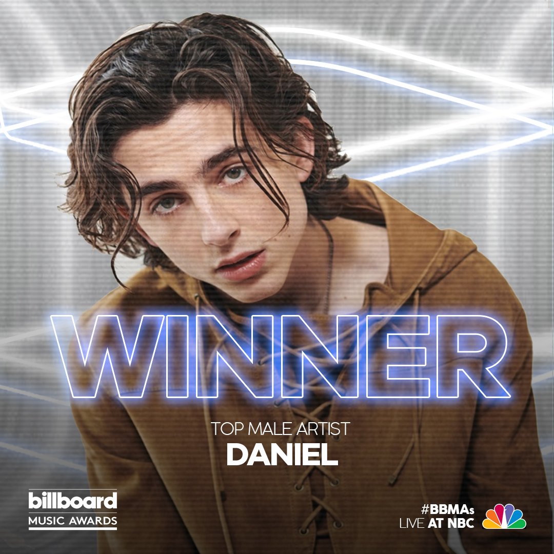 Big congratulations to our Top Male Artist... Daniel! (<a href="/acervodaniel/">Acervo Daniel</a>)