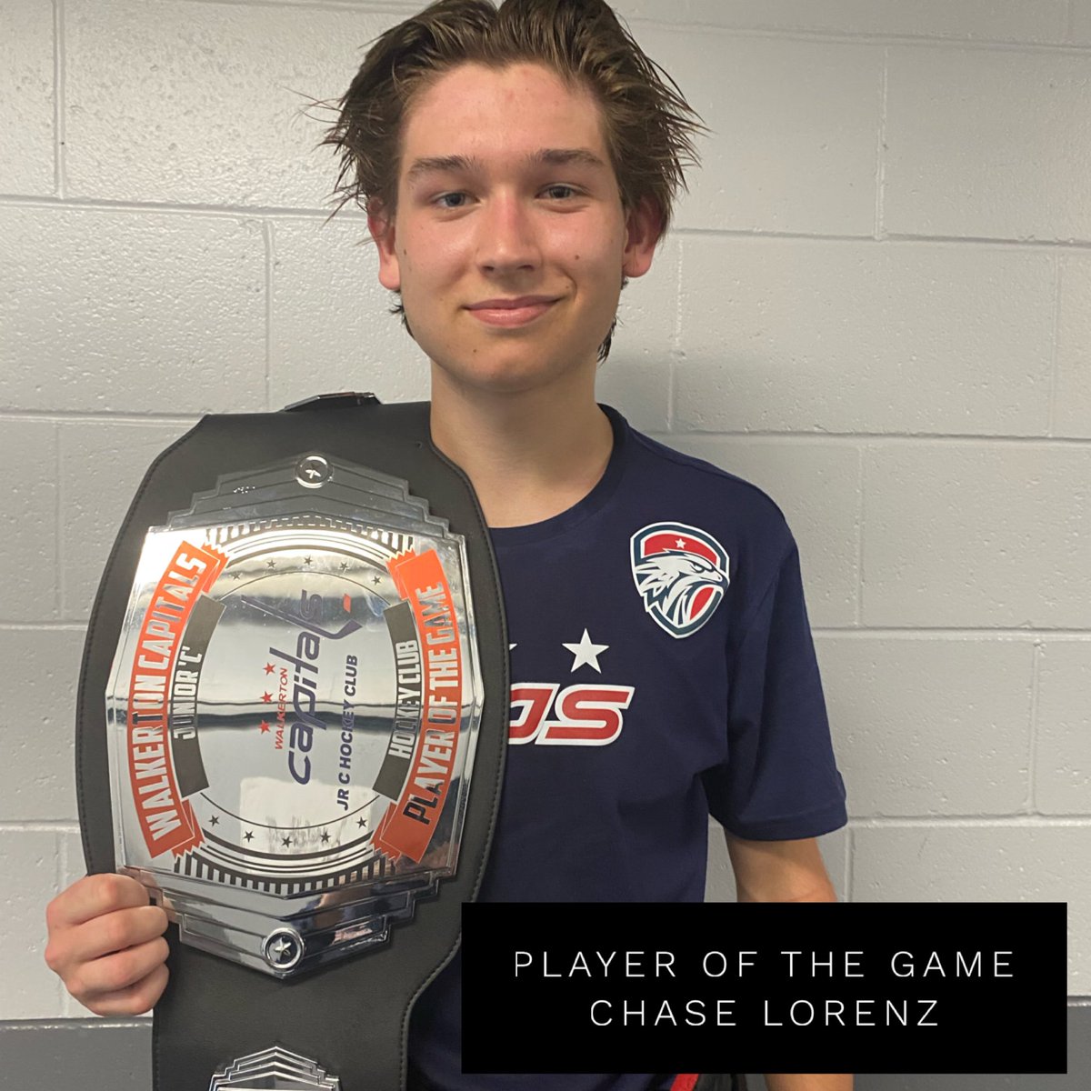 Player of the Game!

Chase gets another point to add to his team leading 6 points in 4 games!