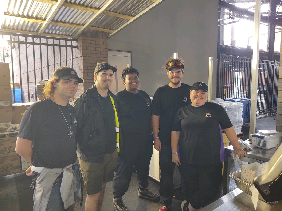 Thank you to <a href="/4HRobotics/">FRC 3737 - Roto Raptors - 4-H Robotics 🍀🦖</a> and <a href="/frc5919/">The Joco Robos</a> for helping with our concessions at the <a href="/EastCarolina/">ECU</a> football game yesterday.  Despite the wind and rain we raised funds for our programs.  
<a href="/FIRSTweets/">FIRST</a>