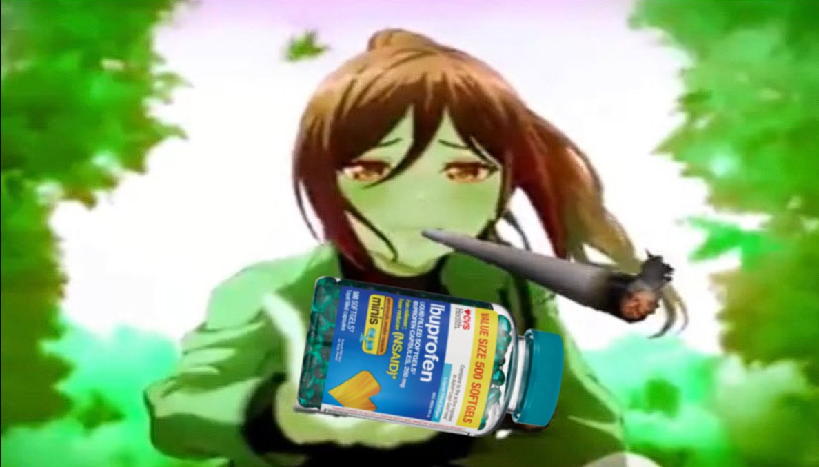 *wakes up* ....  is that Weed Kaoru?
Weed Kaoru: Yes... it is I... Weed Kaoru
Me: woah haha that's cool.
Weed Kaoru: come on, let's take ibuprofen together.