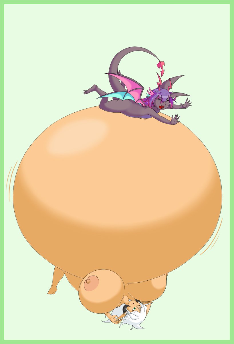 VioFOIL's tweet photo. is there a method for measuring the bounciness of an object? because i'd wager that amaya would rank quite high on that sort of scale #bellyinflation https://t.co/GP9wj5Xhl8