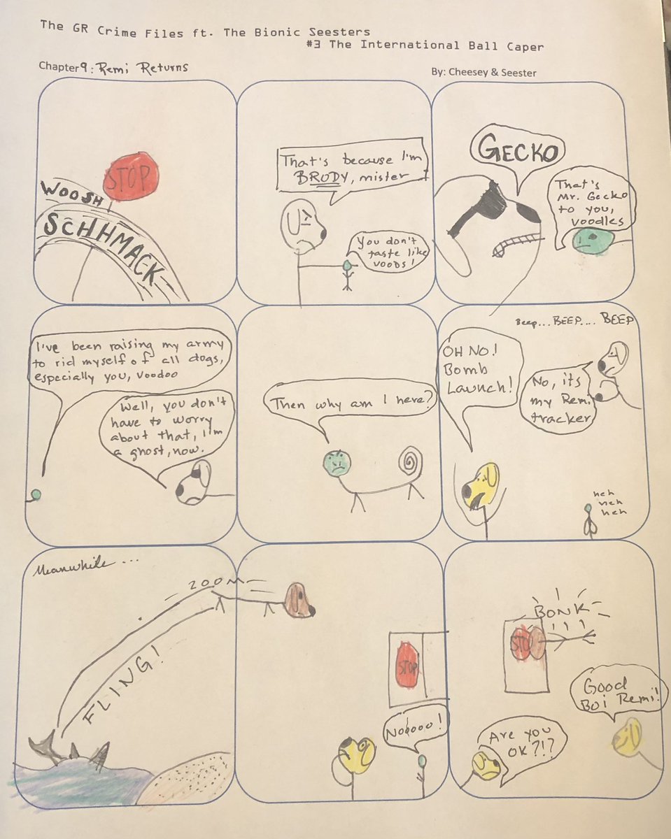 CheeseyComics's tweet image. GR Crime Files ft The Bionic Seesters #3 The International Ball Caper 

Chapter 9: Remi Returns

#GoldenRatio #CrimeFiles #Fling