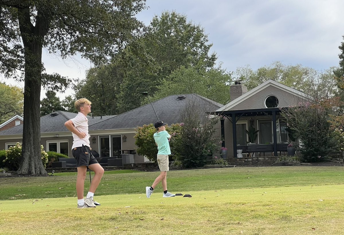 He thinks we’re just “playing golf” But it’s so much more. Mason, age 14.