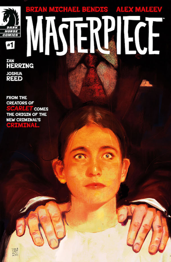 DarkHorseComics's tweet photo. A new #jinxworld action/adventure series called Masterpiece by @BRIANMBENDIS & @alexmaleev starts this December! Details: https://t.co/voXllKNnYg
Colors by Ian Herring, letters by Josh Reed, and stunning variant covers by @TulaLotay and @peachmomoko60 https://t.co/qWul8wAjFz