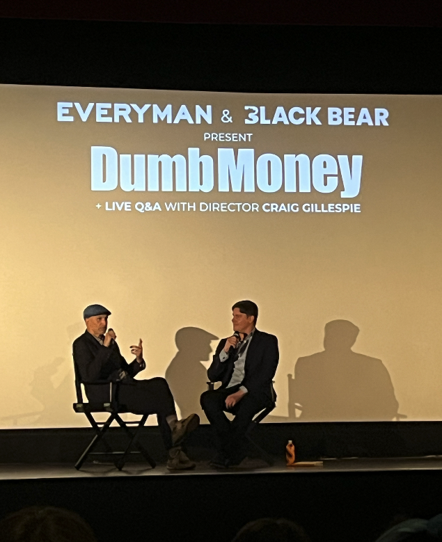 movemeTV's tweet photo. Enjoyed watching #DumbMoneyMovie and the Q&amp;A! Thanks @Everymancinema and @blackbearpics 🤑 https://t.co/QhCAHiGWik