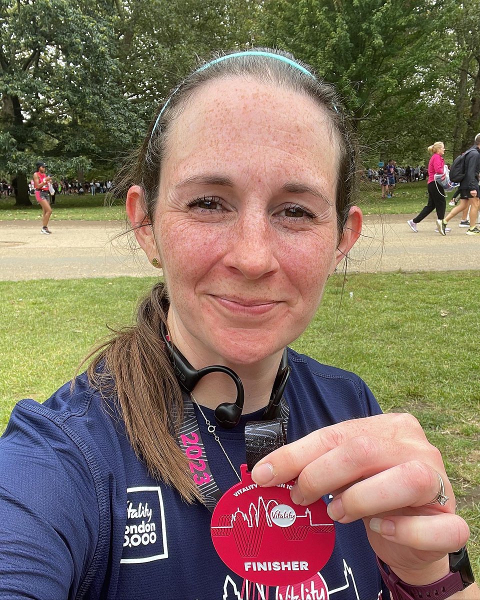 Great day at <a href="/London10K/">Vitality London 10,000</a>. Bagged myself a PB and so far I’ve raised over £300 for <a href="/HelpforHeroes/">Help for Heroes</a> 2023vitalitylondon10000.enthuse.com/pf/steph-healy