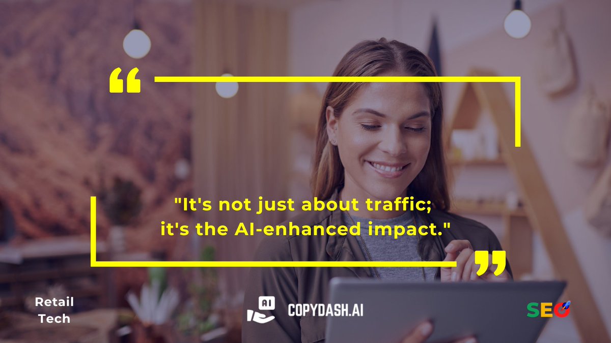 'Driving conversions isn't just about traffic; it's about smart, AI-optimized content that resonates with every visitor.' 🖱️📈 #aioptimization #retail