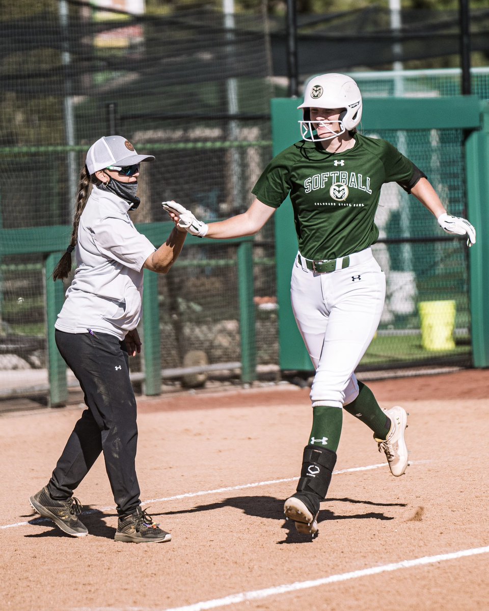 AIN’T NO PARTY LIKE A RAM PARTY CUZ A RAM PARTY DON’T STOP 🎉🐏🤩 

Back 2 Back homers from Nelly and Brooke! 

#Stalwart x #CSURams