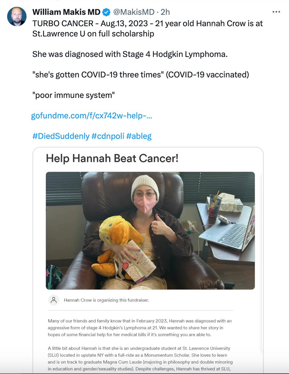 janiesaysyay's tweet image. 02/23 21yr old, Stage IV Hodgkin's &amp;gt;
#CorrelationNotCausation