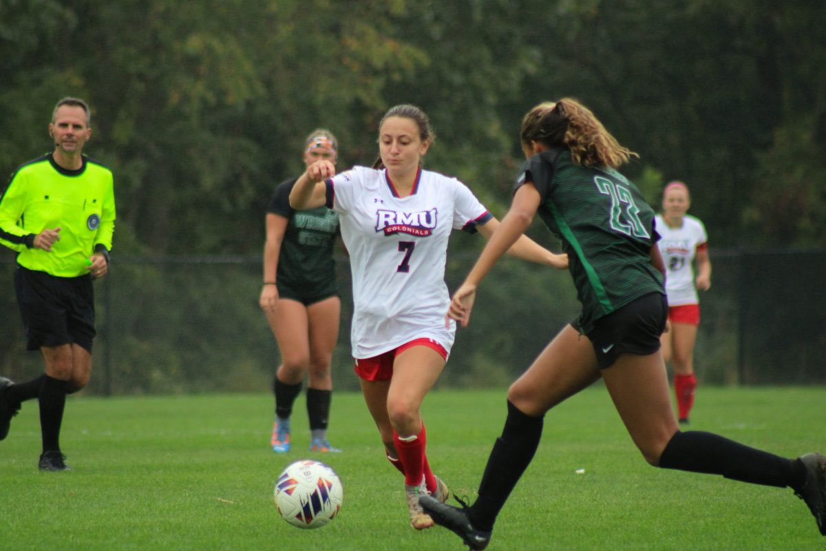 Four Kearns goals wrong Wright State. ⚽️ <a href="/RMUWSoccer/">RMU Women's Soccer</a> 

Take a look at the recap from the dominate victory for the women’s soccer team by <a href="/SamLDutch/">Sam Dutch</a> ⬇️ 
colonialsportsnetwork.com/61684/sports/f…