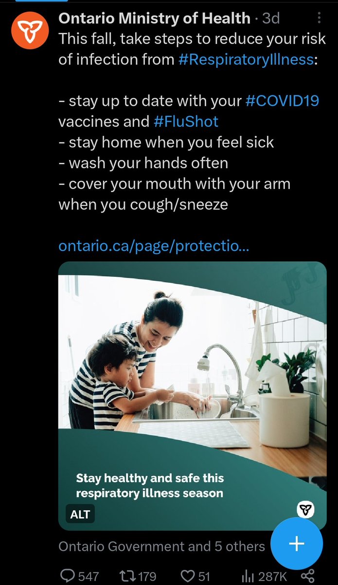 anxiouscatmom's tweet photo. Here is a non-exhaustive list of comments hidden by the Ontario Ministry of Health in response to this misleading and dishonest tweet, for posterity. 🧵 https://t.co/45K0IDA8sO