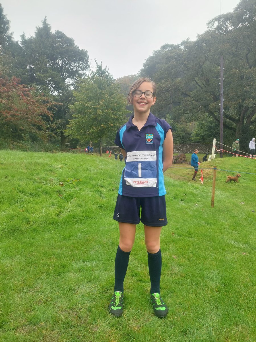 Maddison's 1st time at the English School's Fell Championships at Giggleswick representing Albany Academy 🏃‍♀️.
@albany_pe @AlbanyAcademy