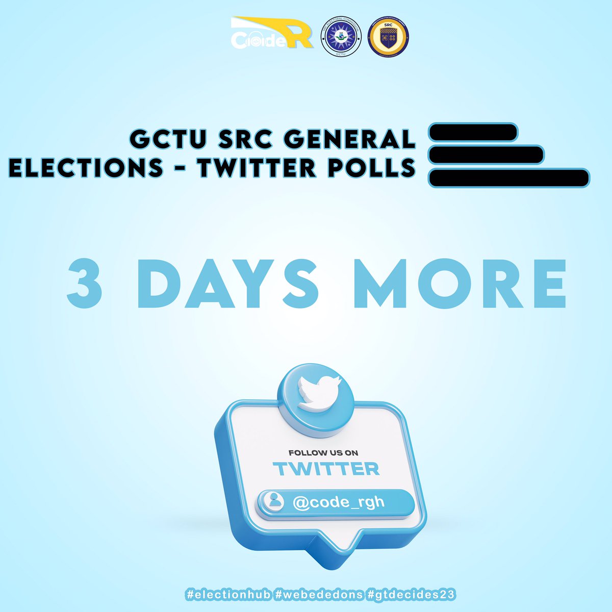 GCTU SRC Elections Twitter Polls. 3 Days more

#electionhub #gtdecides23