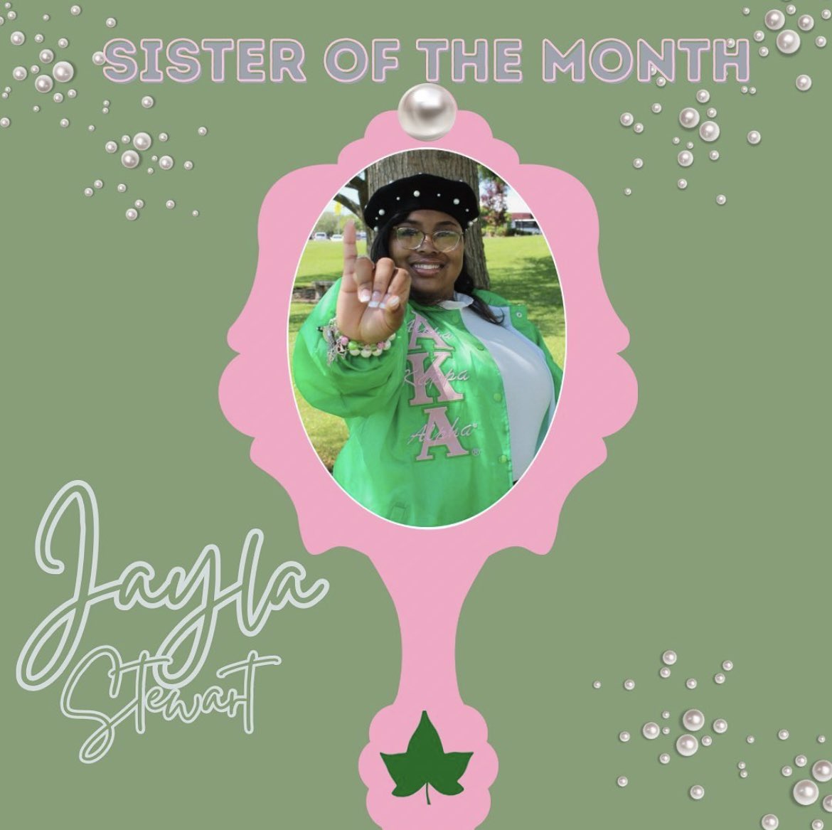 _ulmakas's tweet photo. September's sister of the month goes to 
Jayla Stewart. Jayla was the head of our Skee Week this past week and we want to thank her for all of her hard work and dedication to the chapter. We are so proud of you!

#WeStriveAndWeDo #AKAUAC #AKASouthCentralRegion https://t.co/FG4sO3OrL3
