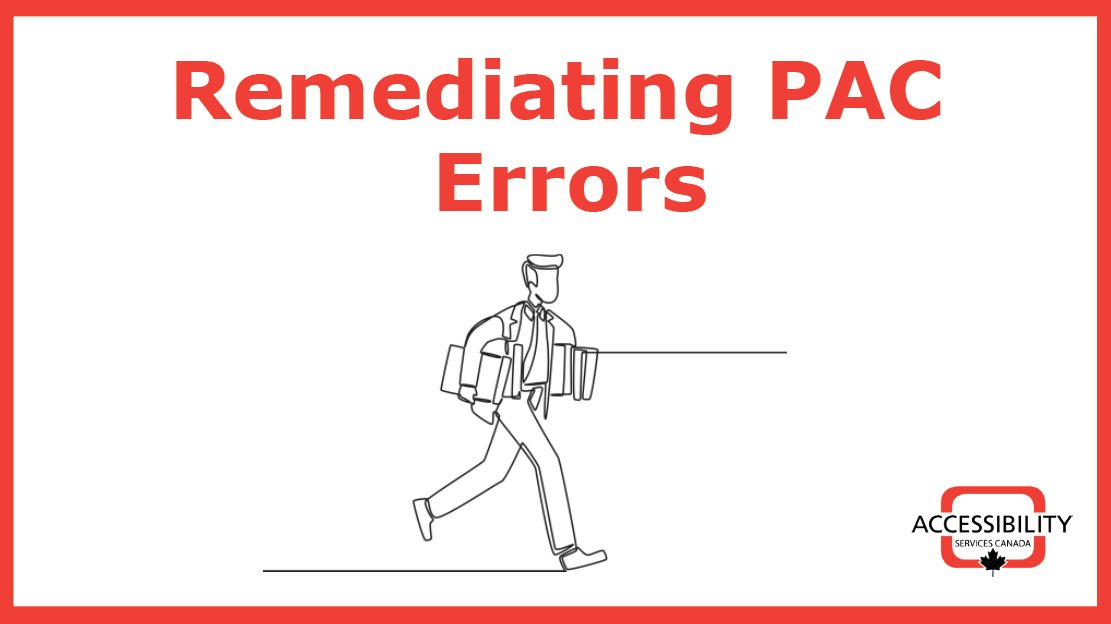 NSaccessibility's tweet photo. Just 2 days left to register for our course on remediating PAC (#PDF Accessibility Checker) errors!

This course will help you have more confidence that your document is #accessible and PDF/UA #compliant!

https://t.co/SDicypLAzM https://t.co/NEkGuRvQMZ