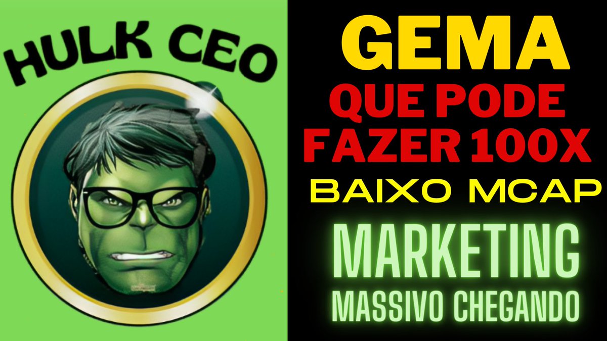 Hulk CEO INSANE!!!! Next X100 soon🚀🚀🚀
meet the project!! 
YouTube vídeo👇👇
youtu.be/FGu0s9I5VzI?si…