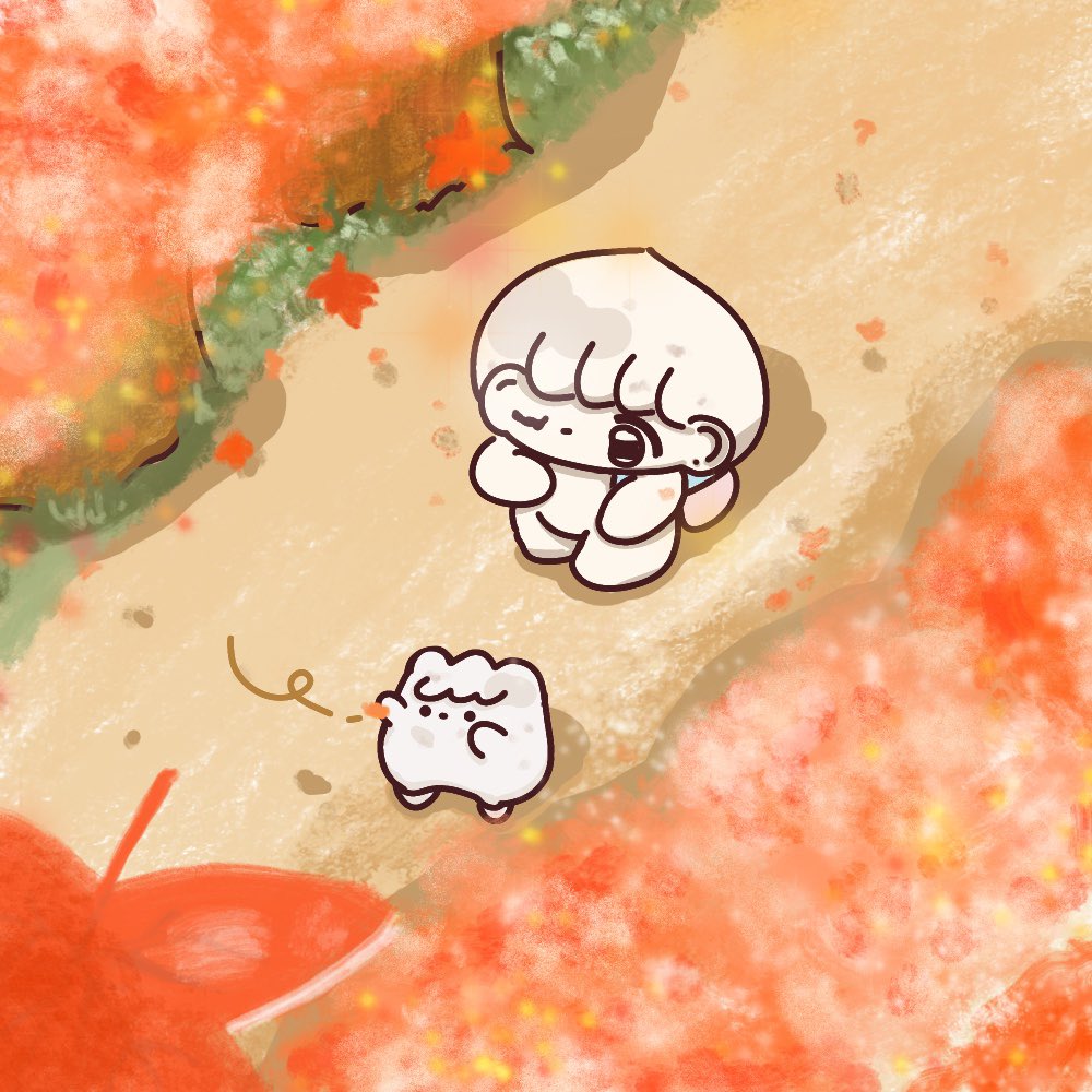 秋の眺め
#イラスト #ゆるいイラスト
#しょうろんポウ