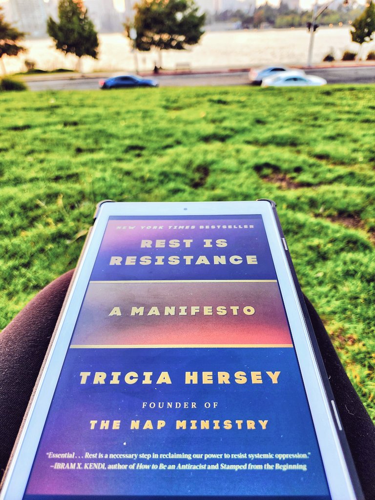 Finished just in time for book club 💜🩵
#RestIsResistance
