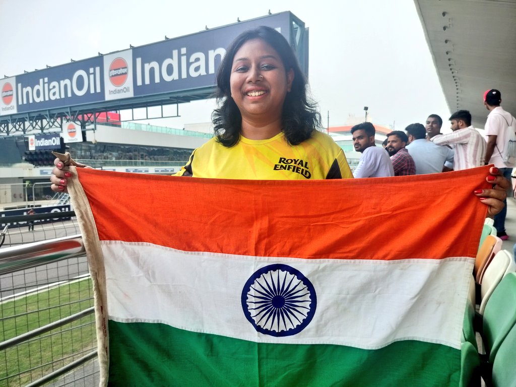 BikerGirlkancha's tweet photo. @MotoGP Thank you for #IndiaGP 🇮🇳
🏍️ 🏍️ 🏍️ 🏍️ https://t.co/R2faRdp2Za