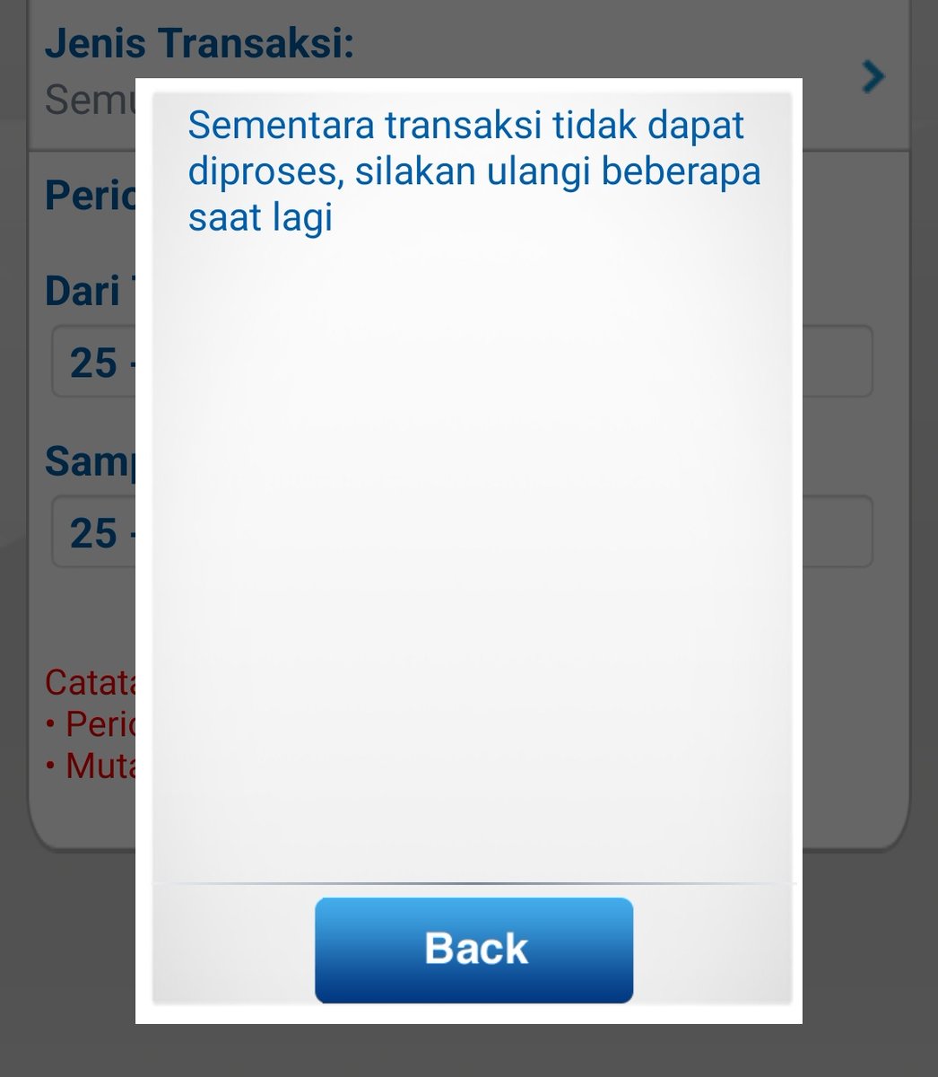 FRftma's tweet photo. @HaloBCA mau tanya apa mbanking BCA sedang error? https://t.co/BKpfMFmAmE