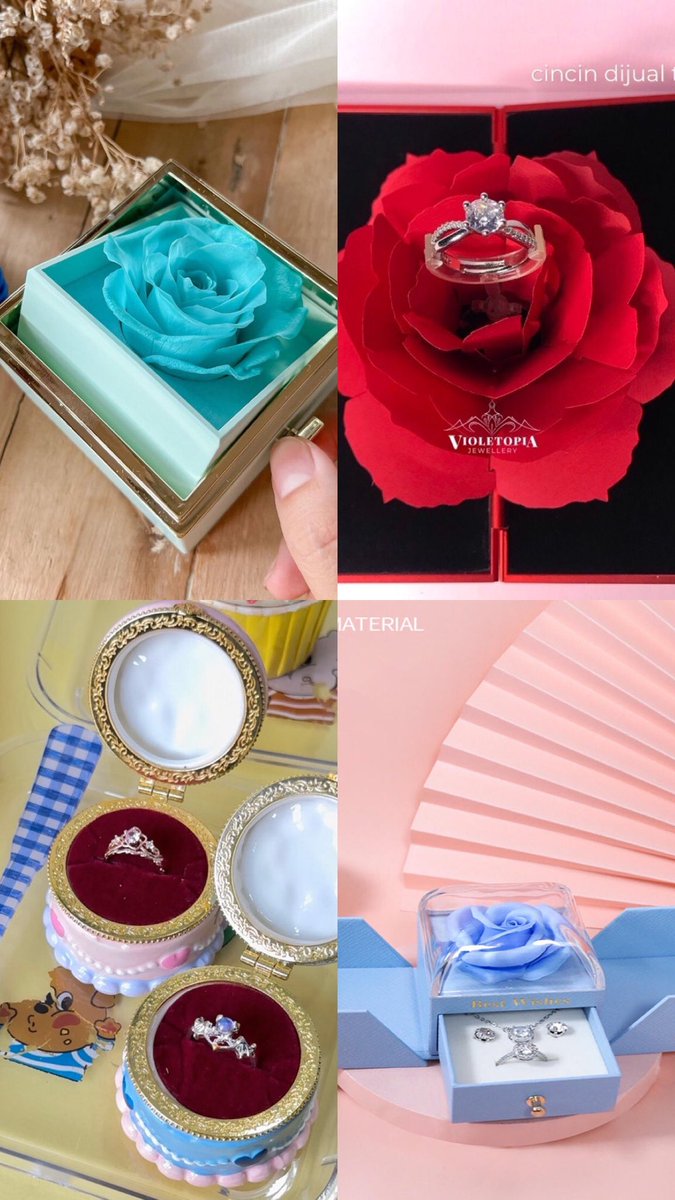bubbllezee's tweet image. ✨cute ring box on shopee 

a thread 

#ringbox #kotakcincin