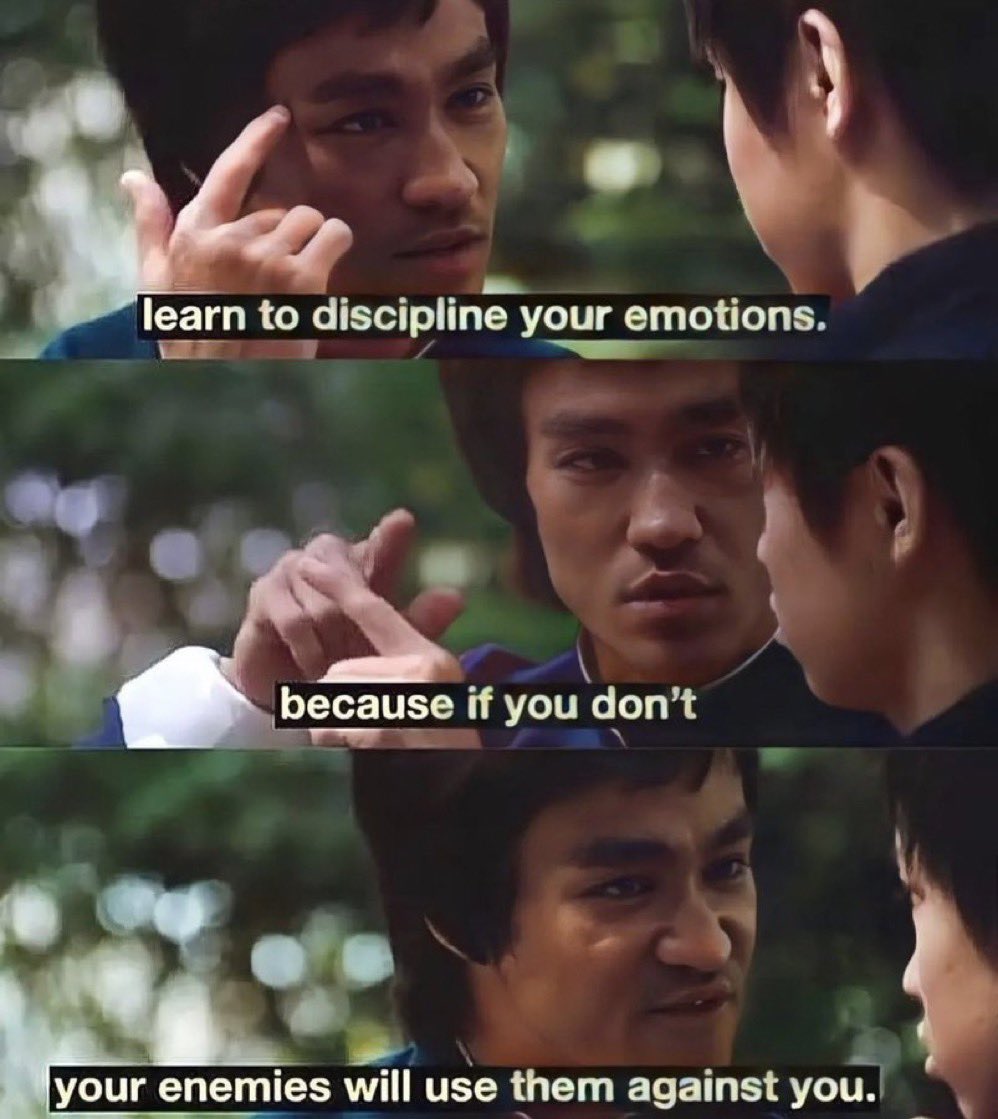 MetaAurelius's tweet photo. Discipline your emotions https://t.co/eQEMlqIYpk