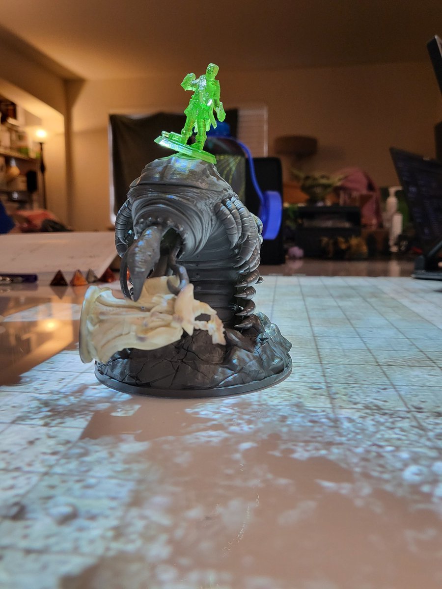 shellmoniz's tweet image. Finished a 3 year campaign tonight with a fight with a giant worm. As should all campaigns end :) and a fight with a 3 headed skeleton.