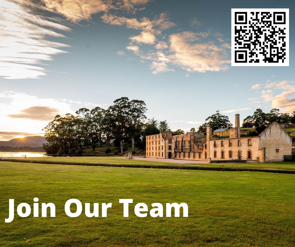 We are #Hiring!  Summer is fast approaching and we have a number of positions available now for Visitor Services, Food and Beverage (team and management positions) and Cleaners.  Scan the QR code or go to jobs.tas.gov.au/agency/1840 for details and to apply today #jobs