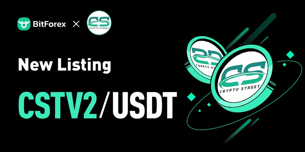 bitforexcom's tweet photo. BitForex ✖️ #CSTV2 @cstcryptostreet
⏰2023/10/03 18:00 (GMT+8)
Trade👉https://t.co/hRn2l3s9nP
Details🔗https://t.co/zWCaNRPQbd
#BitForex #newlistings #CSTV2 #CRYPTOSTREET https://t.co/WLfznRtEi7