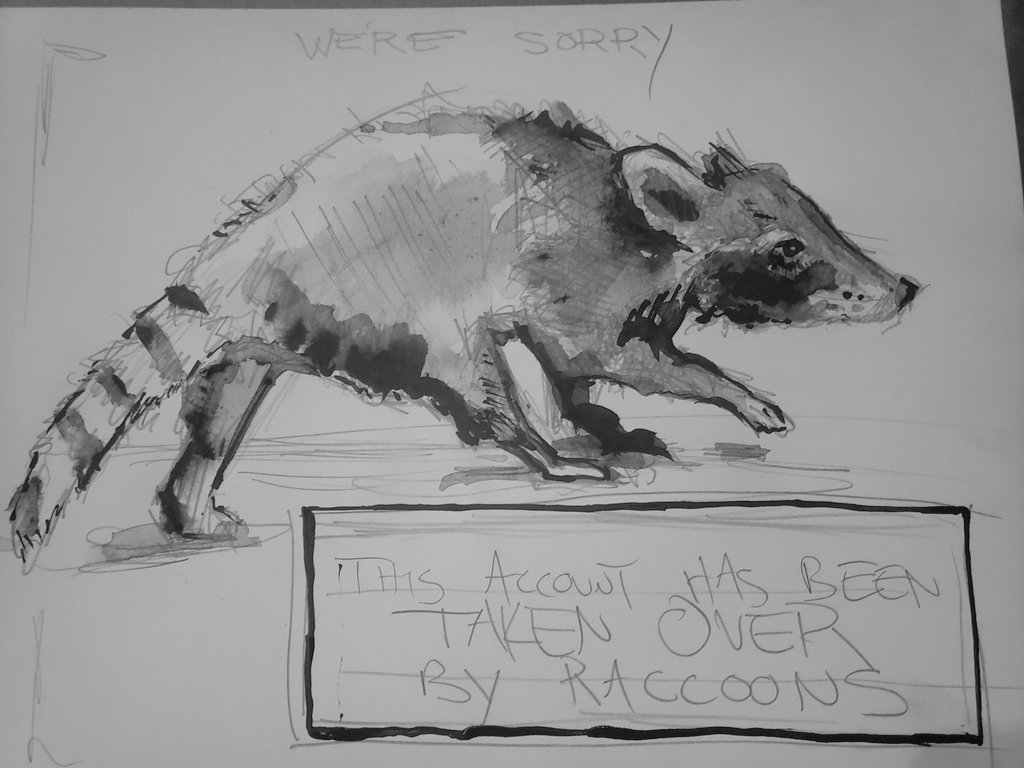 We're sorry, this account has been taken over by raccoons.