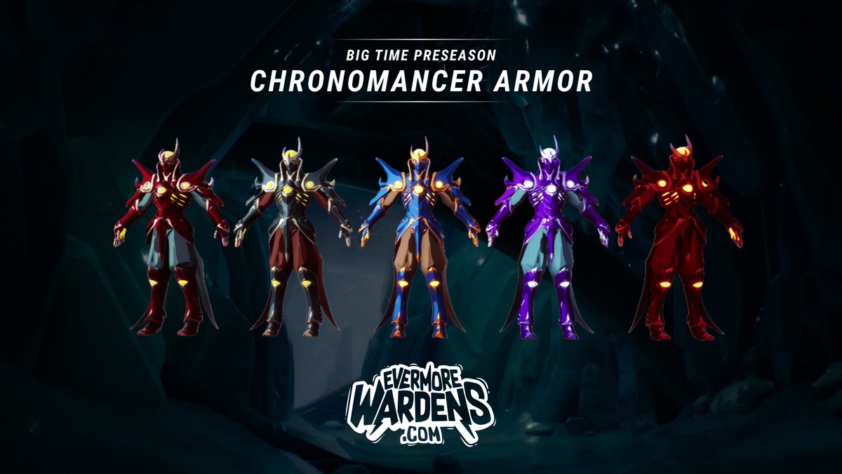 EvermoreWardens's tweet photo. It's not 🐰 season. It's Blight season! Calling all Chronos to join the Big hunt for the new Chrono preseason armor coming soon @playbigtime! 

Join us on Discord https://t.co/r1llUDWIIC
Learn more at https://t.co/xHNEsbHTgV! https://t.co/tGHQ3bAtOW