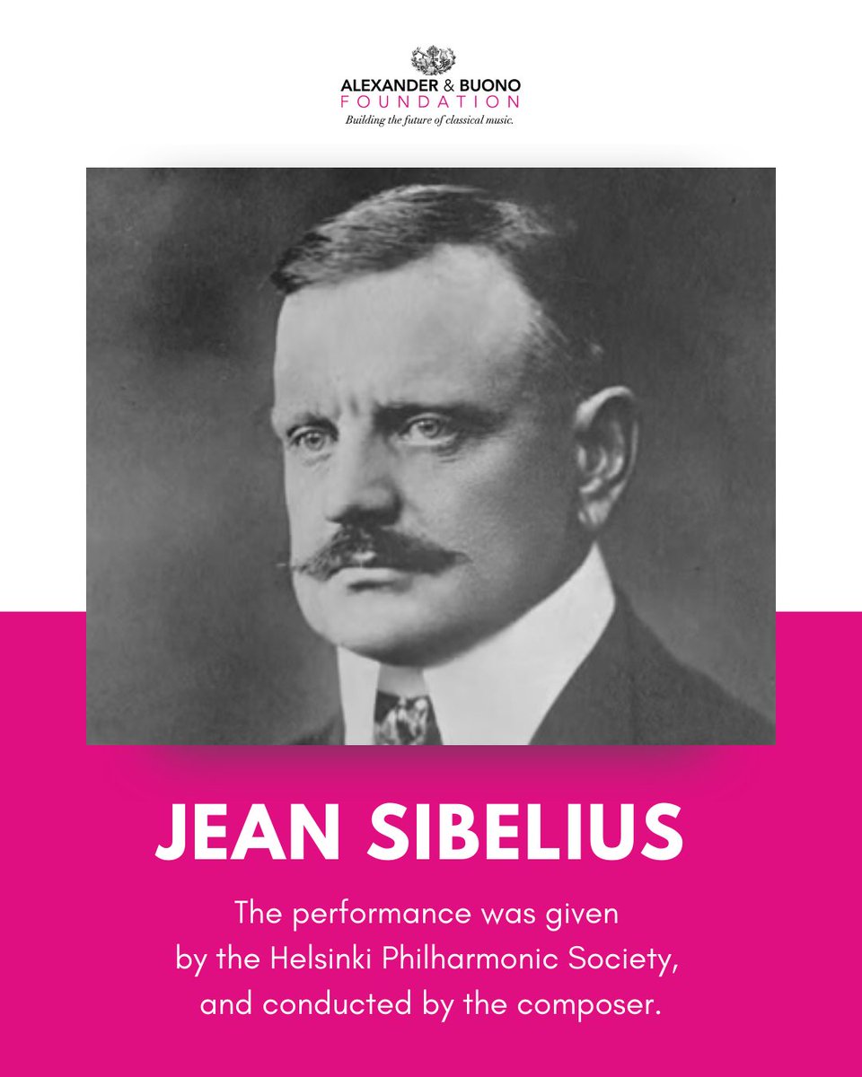 On this day in 1907, the great Finnish composer Jean Sibelius had the premiere of his Third Symphony.
#onthisday #classicalmusic #musichistory #composer #jeansibelius