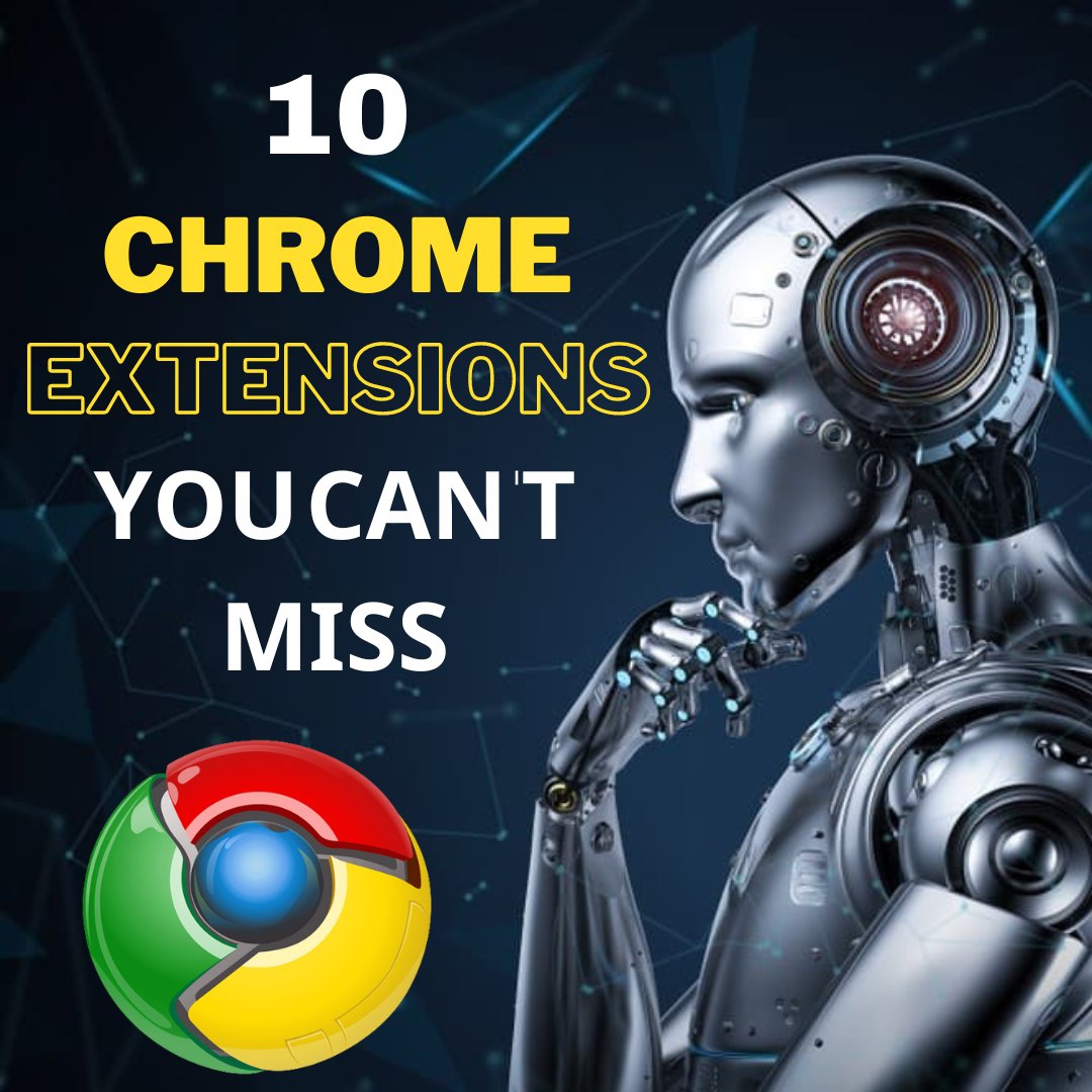 shivamwrites_'s tweet photo. 10 BEST CHROME EXTENSIONS you simply can't miss! 💥

[BOOKMARK NOW]📌 https://t.co/cNYXhz8oZG