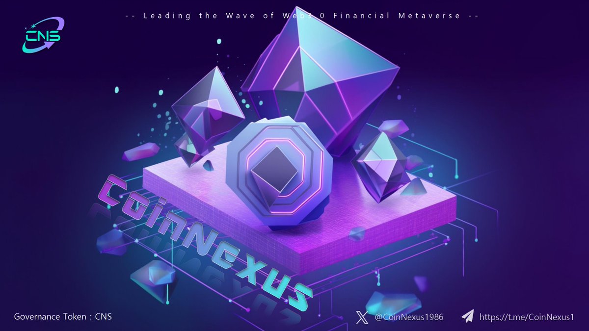 CoinNexus1986's tweet photo. Join #CoinNexus in creating a WEB3.0 financial #metaverse that seamlessly connects the virtual and real worlds.
Explore the limitless potential of digital #finance!
#FinancialMetaverse #WEB3 https://t.co/QYm6M0QySq