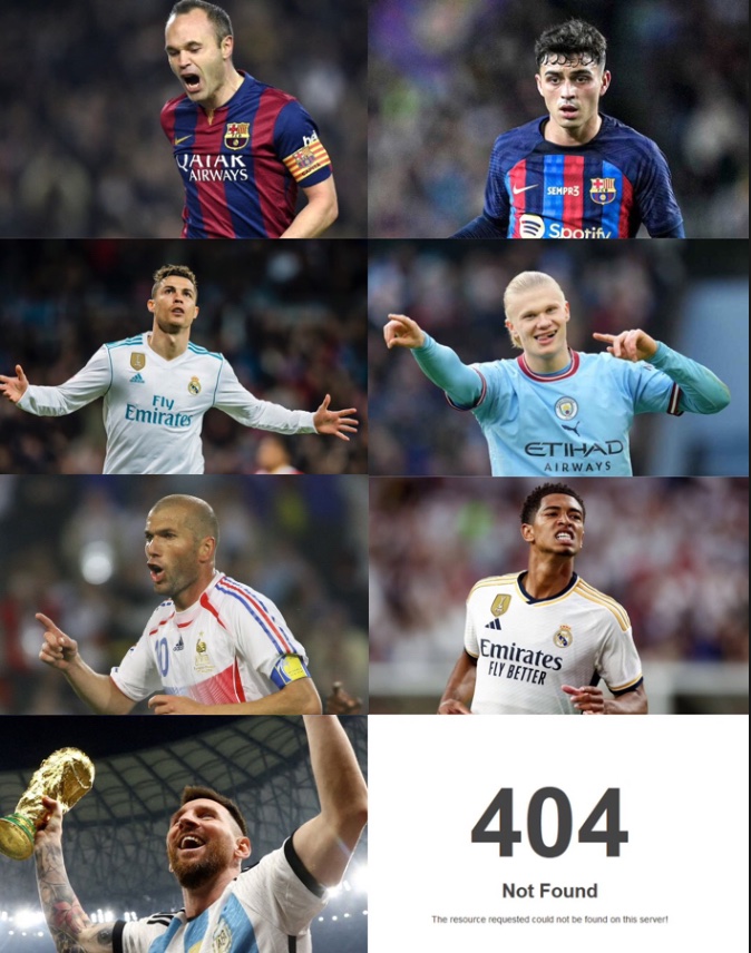 Konrad__FCB's tweet photo. Les joueurs de foot et leurs successeurs https://t.co/7OOrMDBPBP