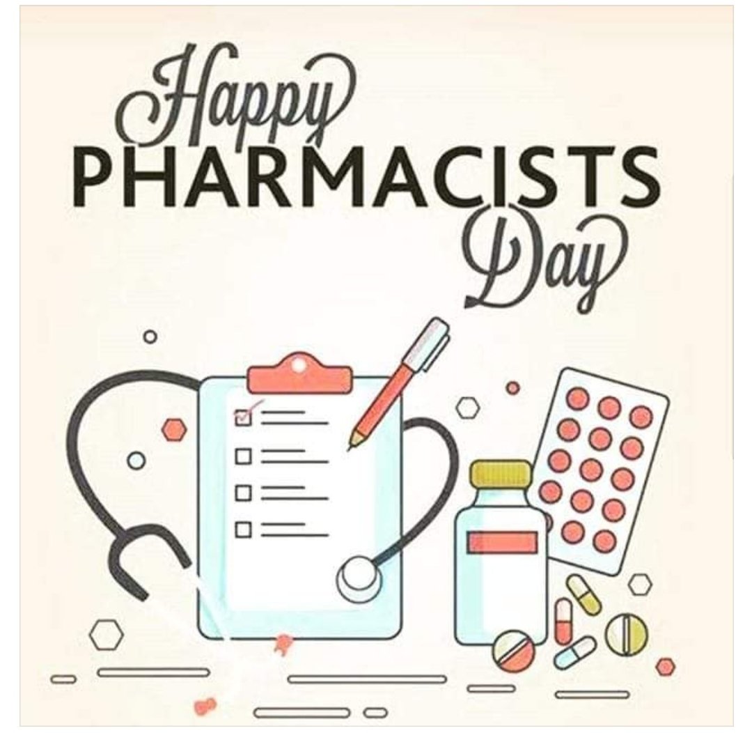 Happy world pharmacist day to all of you in the entire world wide family 🎉🥳💊💉