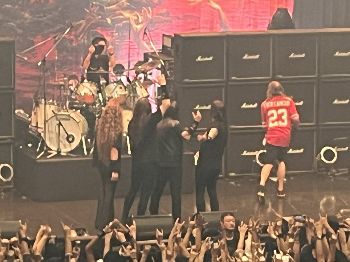 HommaKats's tweet photo. #TheBayStrikesBack Day1
次の #Exodus もヤバく、エグいパフォーマンスでした🤘🏻🔥
#SteveZetroSouza
#GaryHolt
#LeeAltus
#JackGibson
#TomHunting
#ZeppDiverCityTokyo
@deathangel
@zeppdivercity https://t.co/MKl5QXmlgt