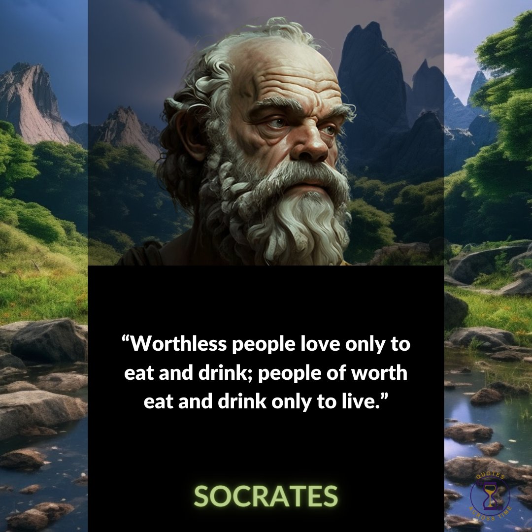 QuoteAcrossTime's tweet photo. 🤔 Wise words from Socrates 💡#socratesquotesarethebest #socratesquotestoday #meaningfullife https://t.co/I5tJtEnvgq