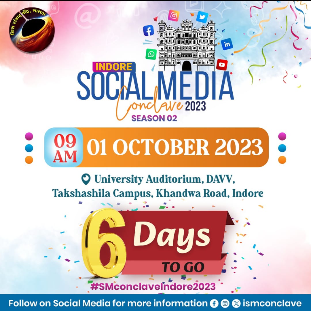 Dipakdevj's tweet photo. आप सभी तैयर है ना??
#SMconclaveIndore2023 https://t.co/Db2IBjaR23