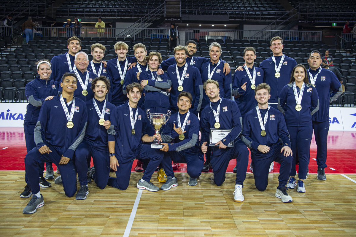 The U.S. Men’s National Team defeated Canada 3-0 (25-21, 25-14, 25-16) in the gold medal match to win the 2023 NORCECA Pan Am Cup Final Six! 🏆🥇🇺🇸 read about how they got the job done 🔗 go.usav.org/MPAC92423