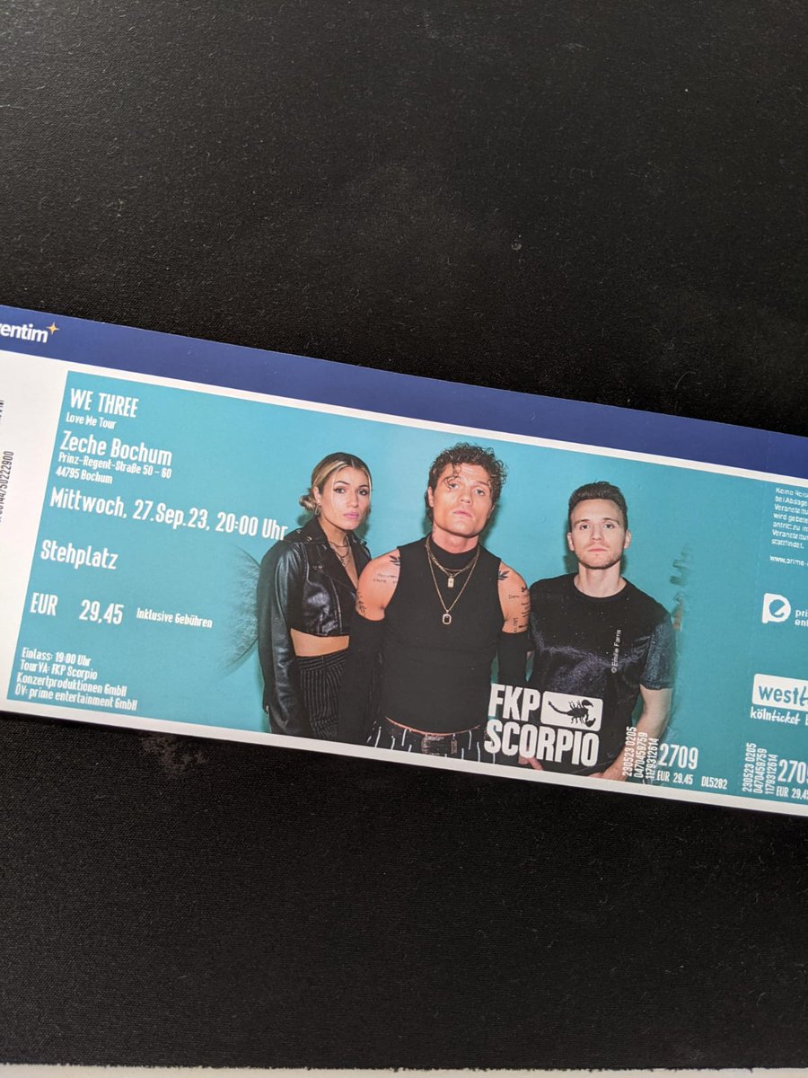 Anniraku_'s tweet photo. Jemand interessiert an einer We Three Konzert Karte für Mittwoch in Bochum, am 27.09.2023 !? Würde für 25€ vb verkaufen, hab leider einen Uni Termin 🥲 #konzert #bochum #wethree @wethreemusic https://t.co/7pFyacpHwA