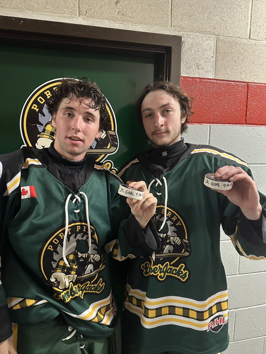 🚨FIRSTS🚨

Zach Caron and Andrew Naccarato-Soule get their first goal as a LumberJack!